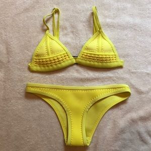 TRIANGL yellow swimsuit